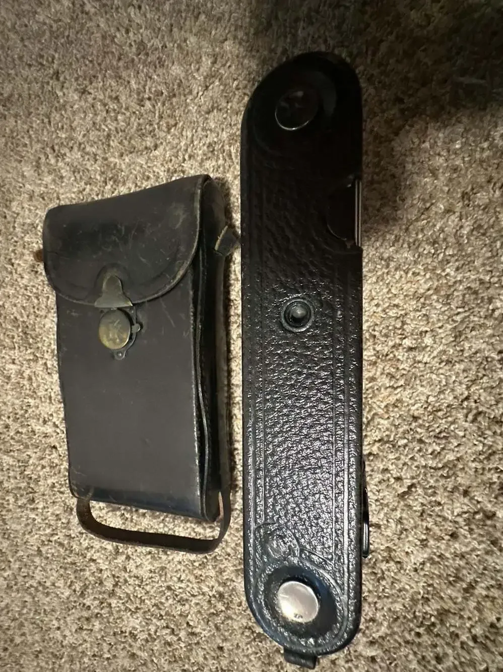Vintage Kodak No. 2C Autographic Folding Camera with Original Leather Case